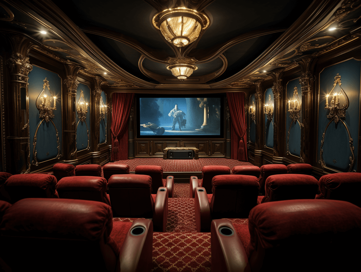 Renaissance Style Home Theater
