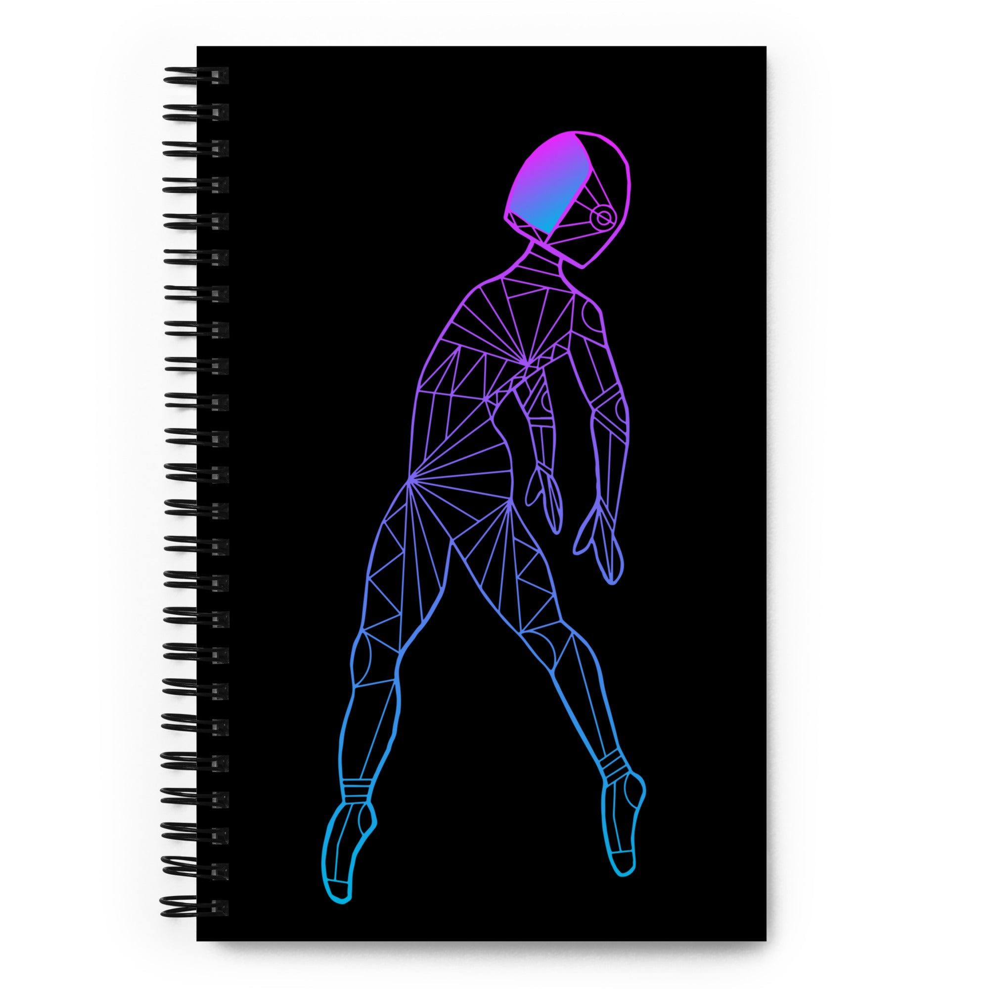 Afroboticus Cobalt Spiral notebook