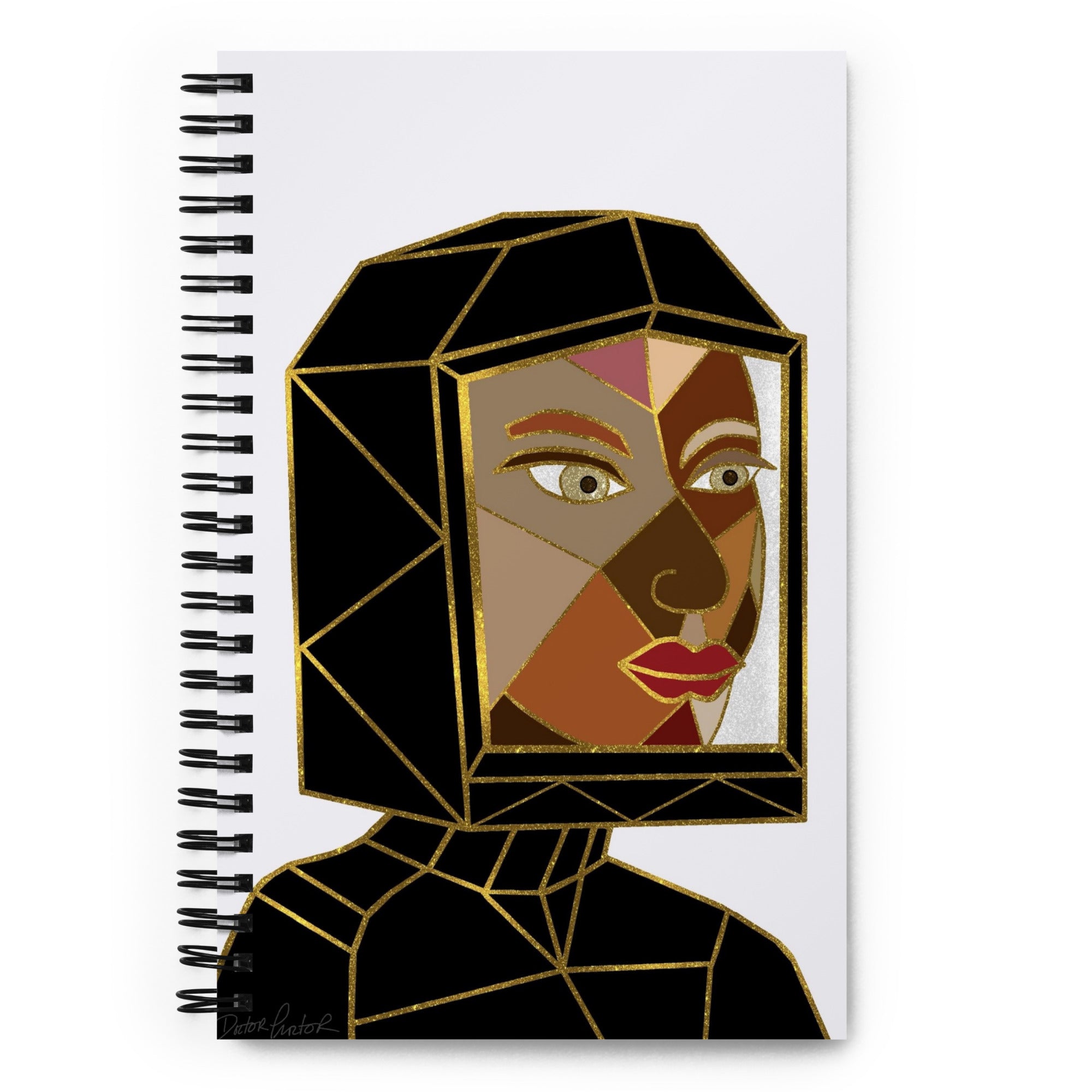 Afrobotica Avatar Earth Spiral notebook