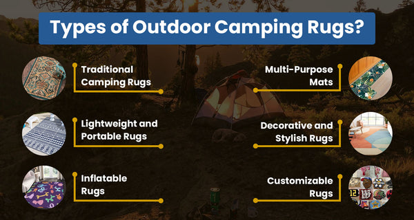 Types of Outdoor Camping Rugs