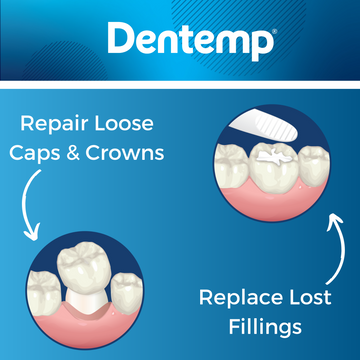 Dentemp Maximum Strength Loose Cap and Lost Filling Repair - Dental Repair  Kit for Instant Pain Relief (