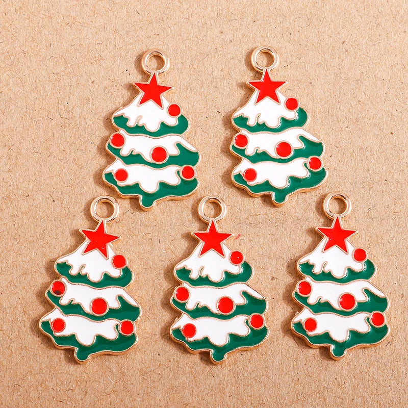 Adorable Christmas Elk and Snowman Charms Set - Image 52