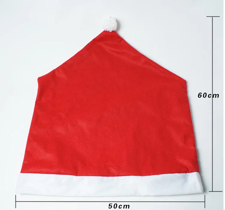 Festive Christmas Chair Back Covers - 1PC/6PCS - Image 7