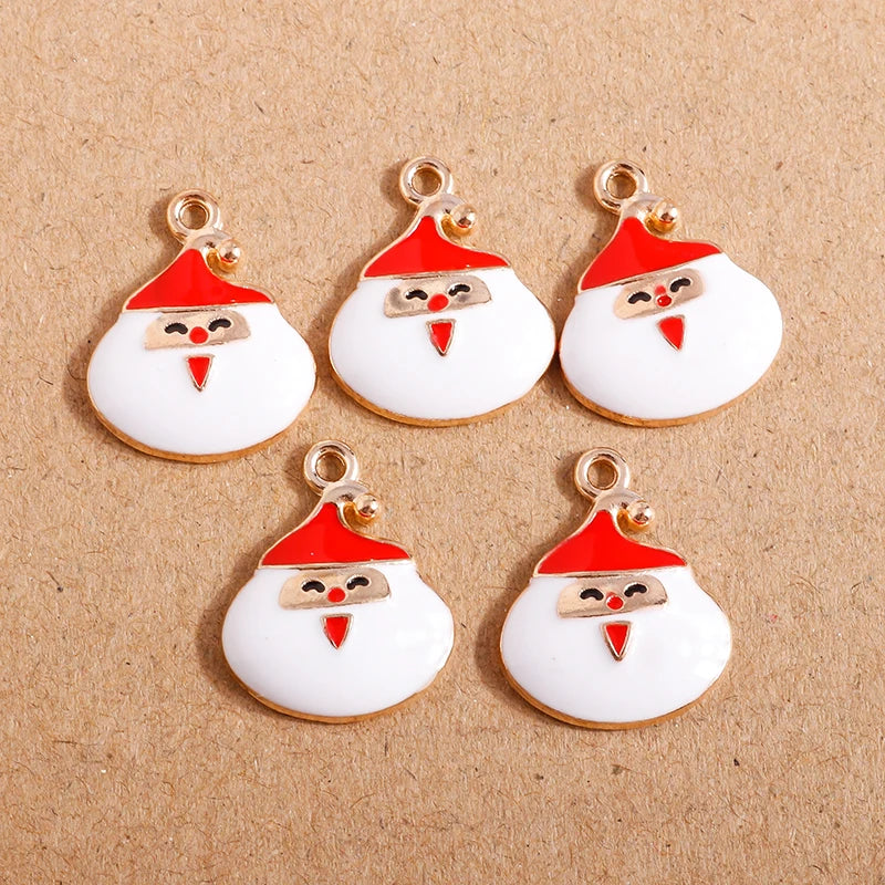 Adorable Christmas Elk and Snowman Charms Set - Image 15
