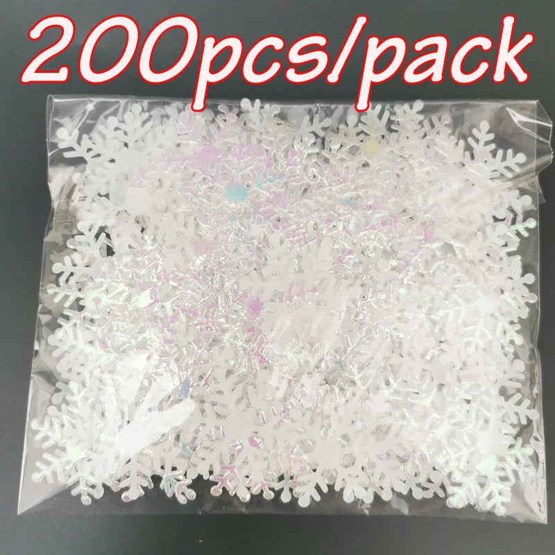 200pcs Christmas Snowflake Confetti for Festive Decor - Image 2