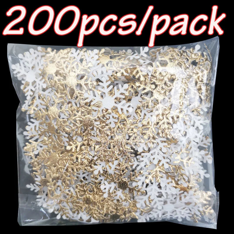 200pcs Christmas Snowflake Confetti for Festive Decor - Image 4