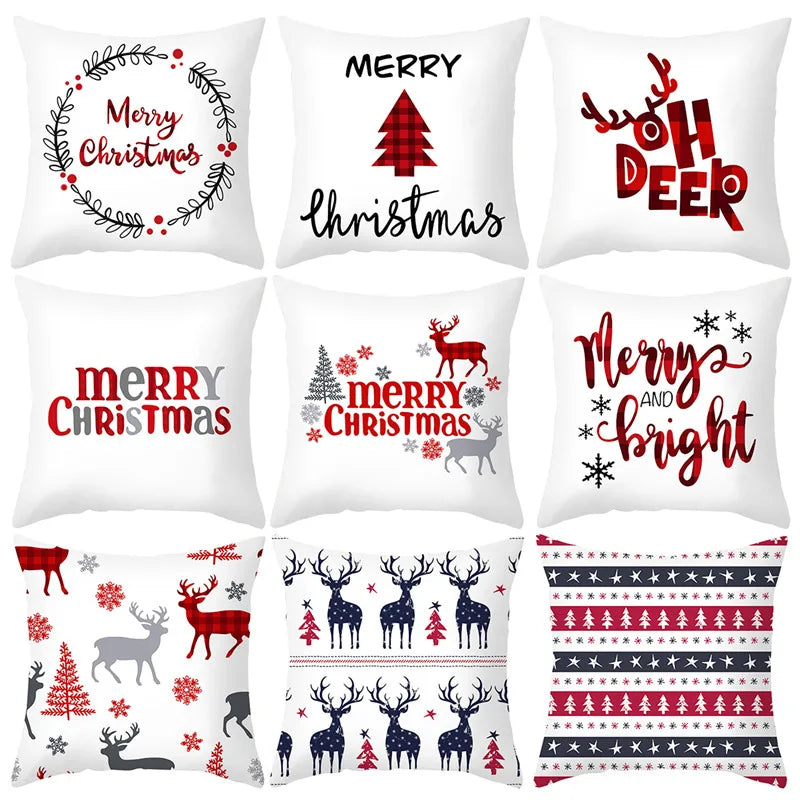 45cm Merry Christmas Cushion Cover - Festive Home Decor - Image 51