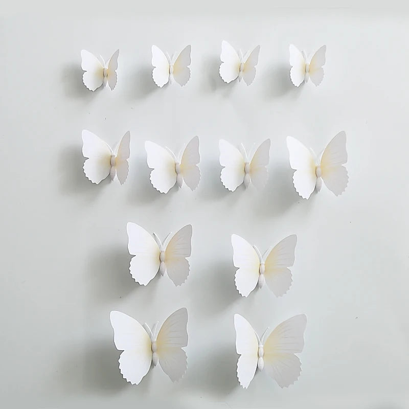 12Pcs 3D Butterfly Wall Stickers for Christmas Decor - Image 19