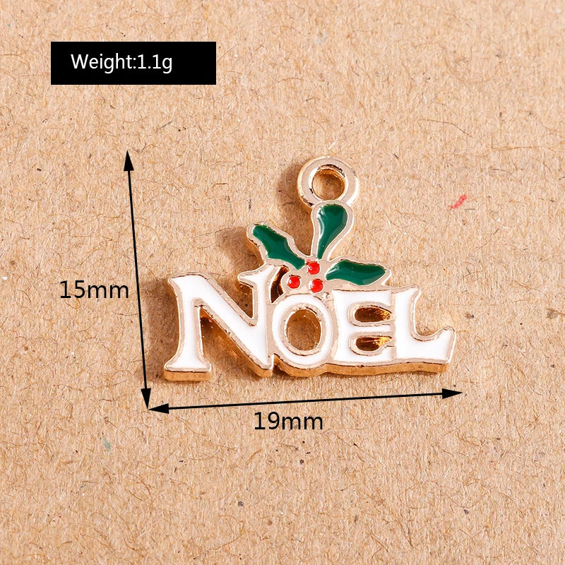 Adorable Christmas Elk and Snowman Charms Set - Image 111