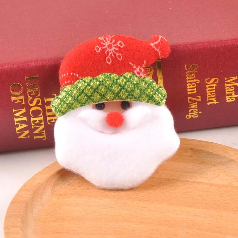 5pcs Festive Felt Christmas Tree & Snowflake Stickers - Image 19