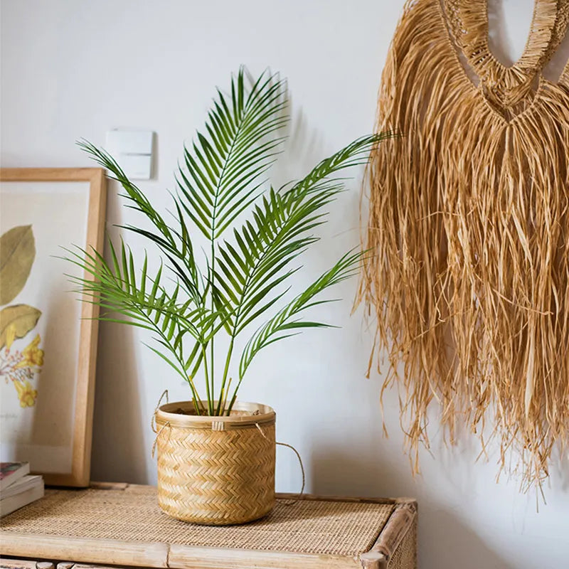 125cm Large Tropical Monstera Palm Plant Decor - Image 16