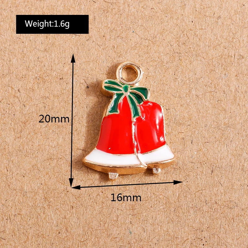 Adorable Christmas Elk and Snowman Charms Set - Image 59