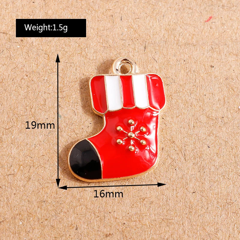 Adorable Christmas Elk and Snowman Charms Set - Image 109