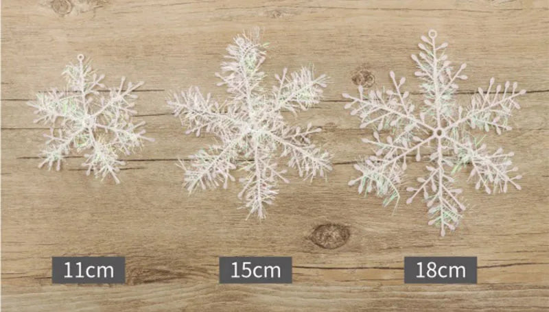 Charming Fluffy White Snowflakes for Holiday Decor - Image 10