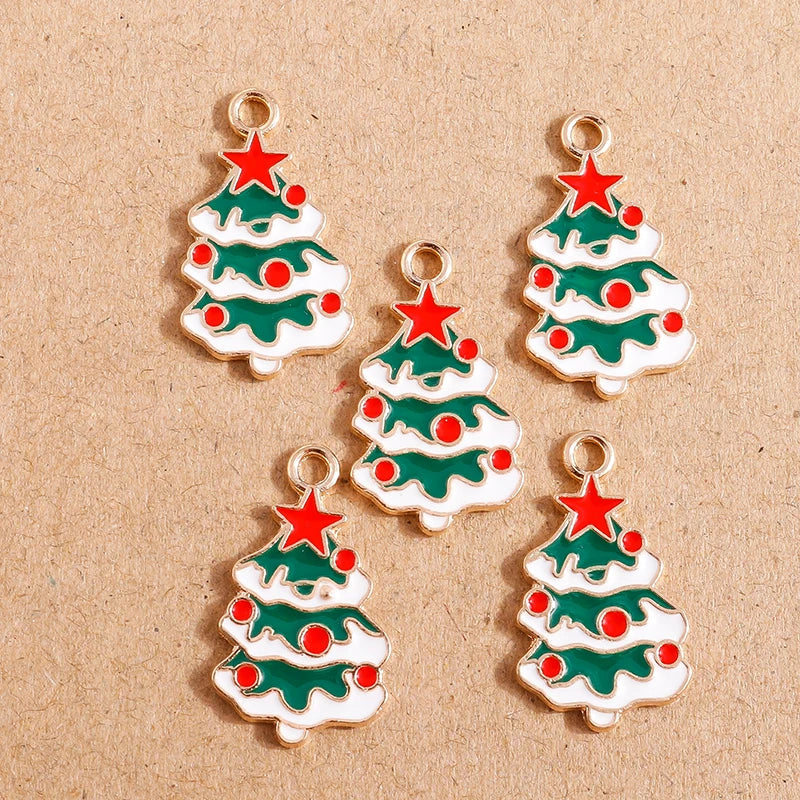 Adorable Christmas Elk and Snowman Charms Set - Image 54