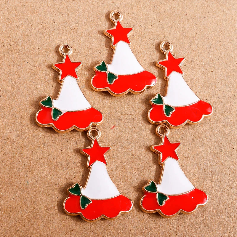 Adorable Christmas Elk and Snowman Charms Set - Image 98