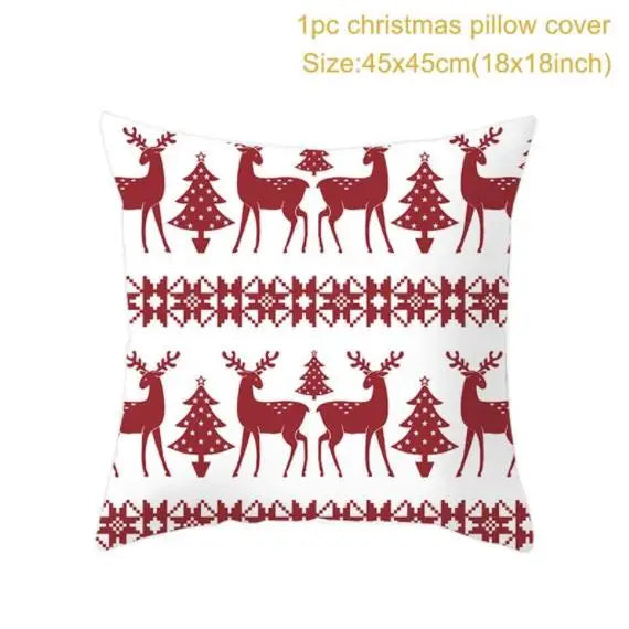 45cm Merry Christmas Cushion Cover - Festive Home Decor - Image 33