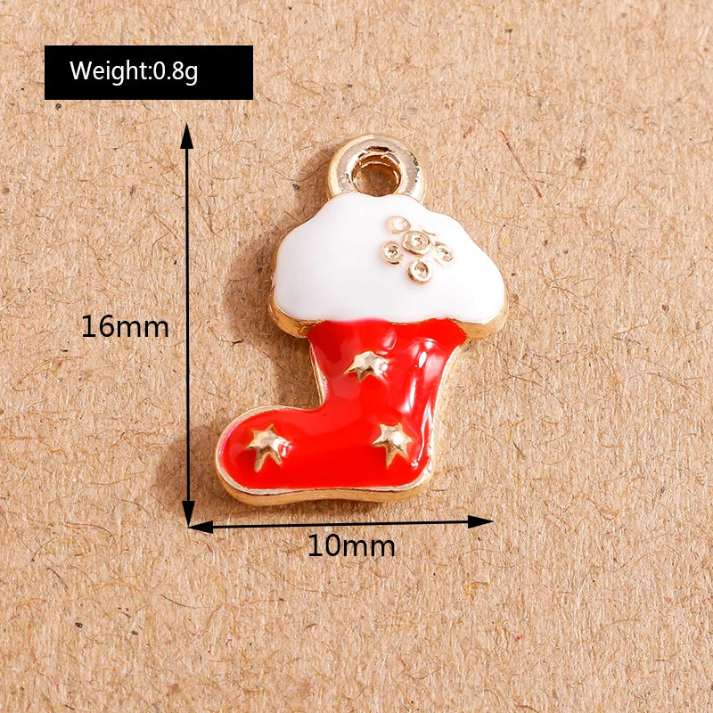 Adorable Christmas Elk and Snowman Charms Set - Image 91
