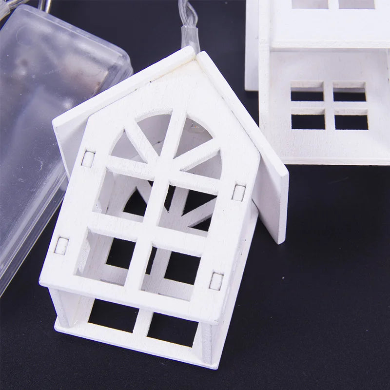 Enchanting Christmas LED String Lights: Santa & Snowflakes - Image 37