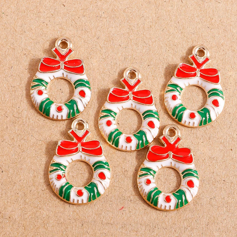 Adorable Christmas Elk and Snowman Charms Set - Image 27