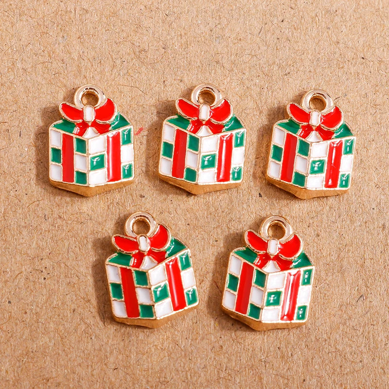 Adorable Christmas Elk and Snowman Charms Set - Image 37