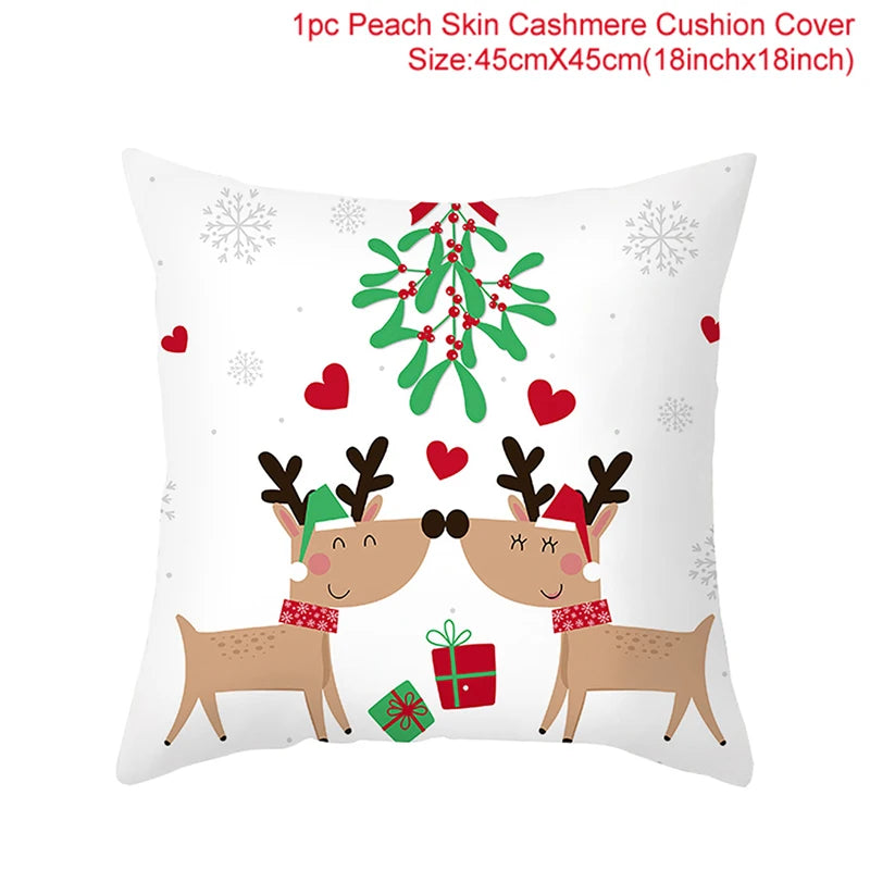 45cm Merry Christmas Cushion Cover - Festive Home Decor - Image 25