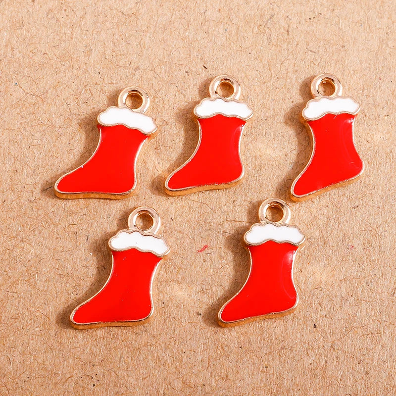 Adorable Christmas Elk and Snowman Charms Set - Image 90