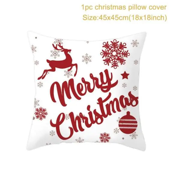 45cm Merry Christmas Cushion Cover - Festive Home Decor - Image 36