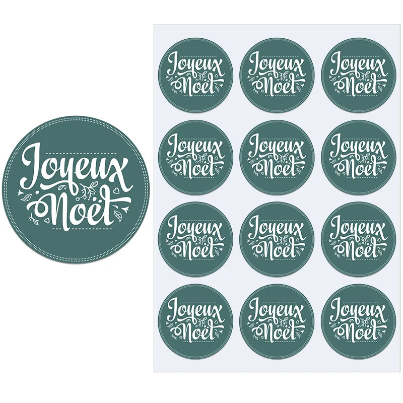 Festive Self-Adhesive Christmas Stickers for All Occasions - Image 5
