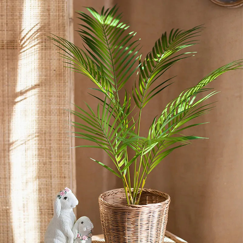 125cm Large Tropical Monstera Palm Plant Decor - Image 3