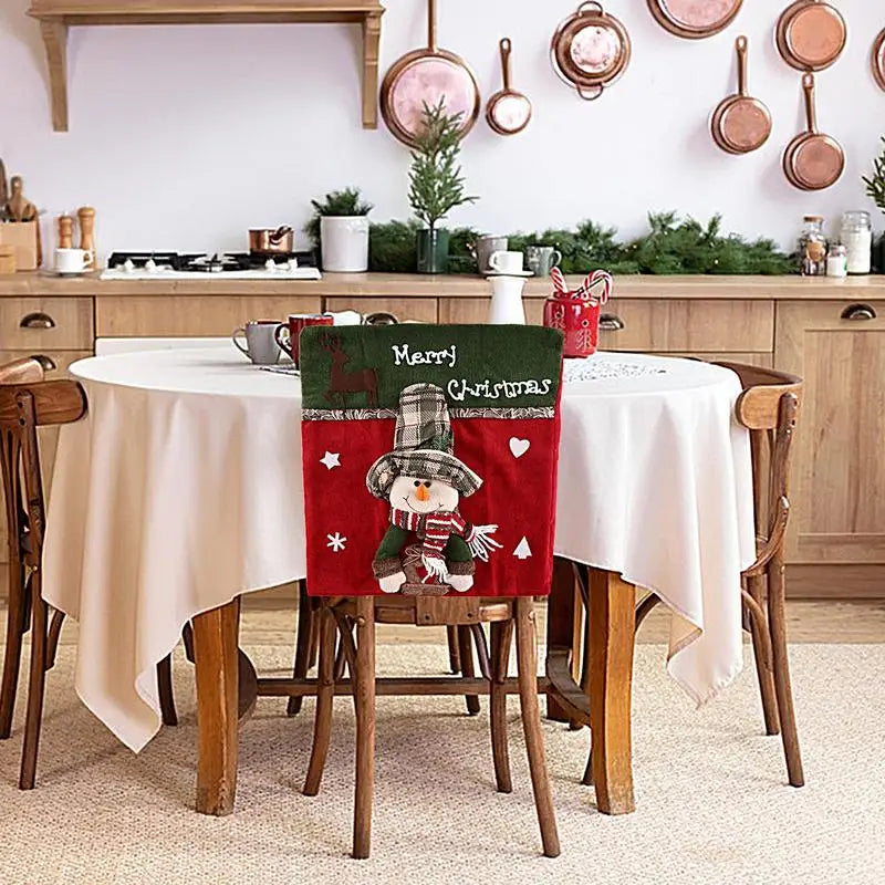 Festive 3D Doll Chair Covers for Christmas - Image 8