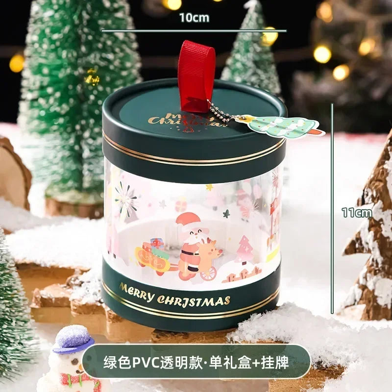 Festive Round Candy Gift Box for Holidays - Image 8