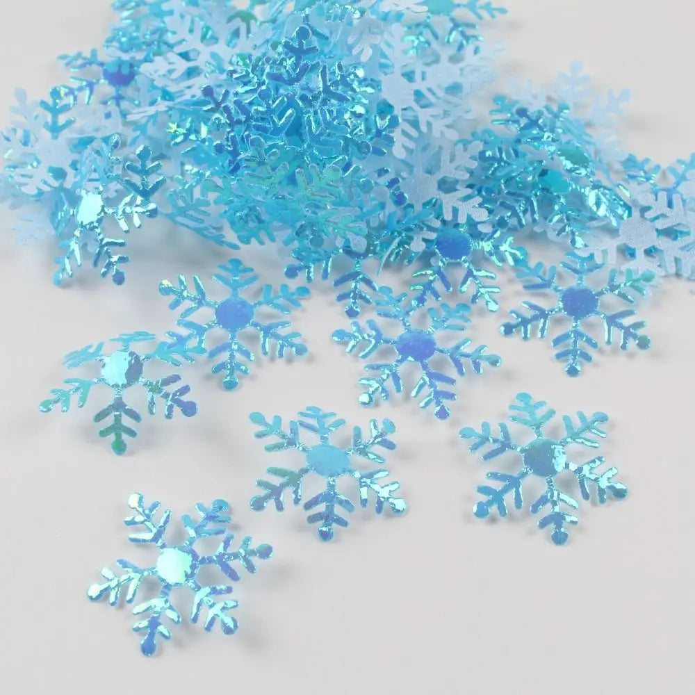 Colorful Glitter Snowflake Confetti for Christmas Decor - Image 22