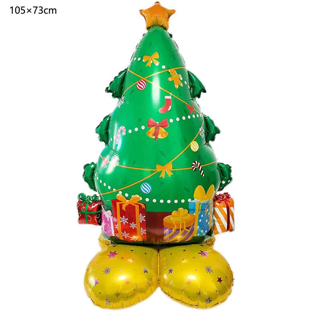 Large 3D Self-Standing Christmas Balloon Set - Image 9