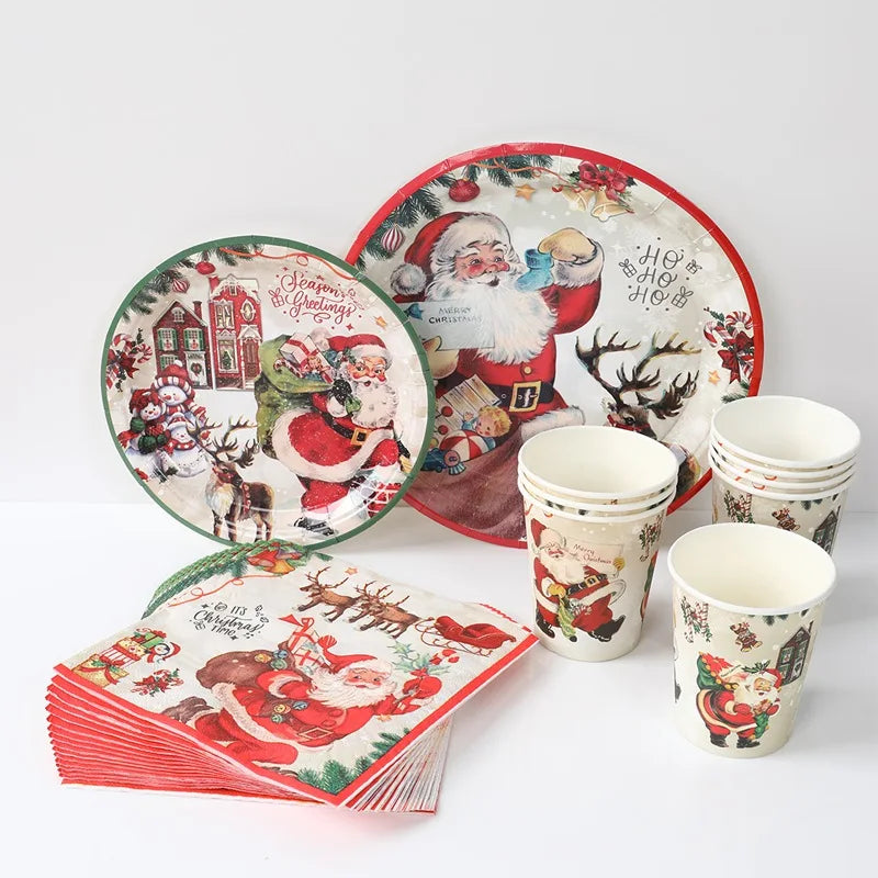 Festive Christmas Paper Tableware for Holiday Cheer - Image 15