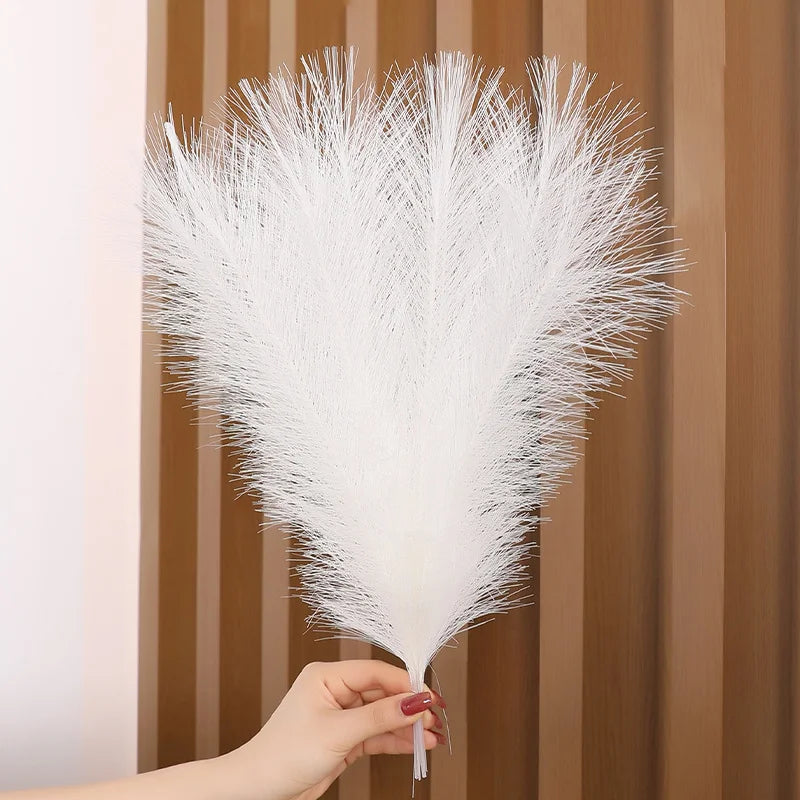10pcs Faux Pampas Grass Bouquets for Festive Decor - Image 25