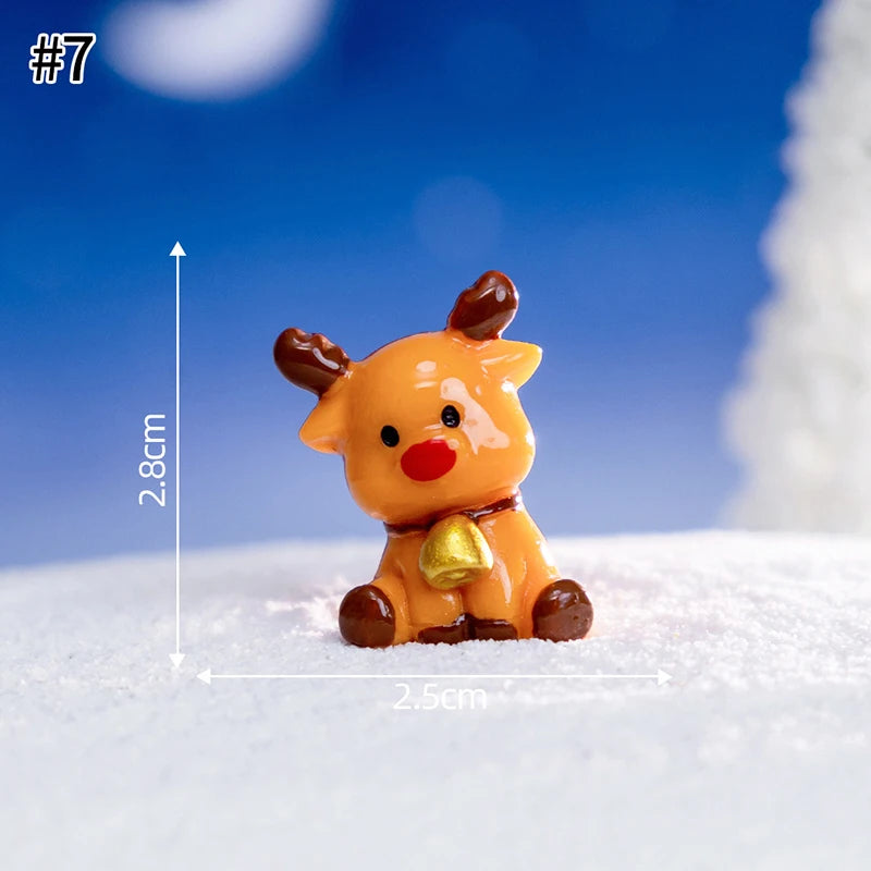 Charming Mini Santa Snowman Christmas Ornaments - Image 25