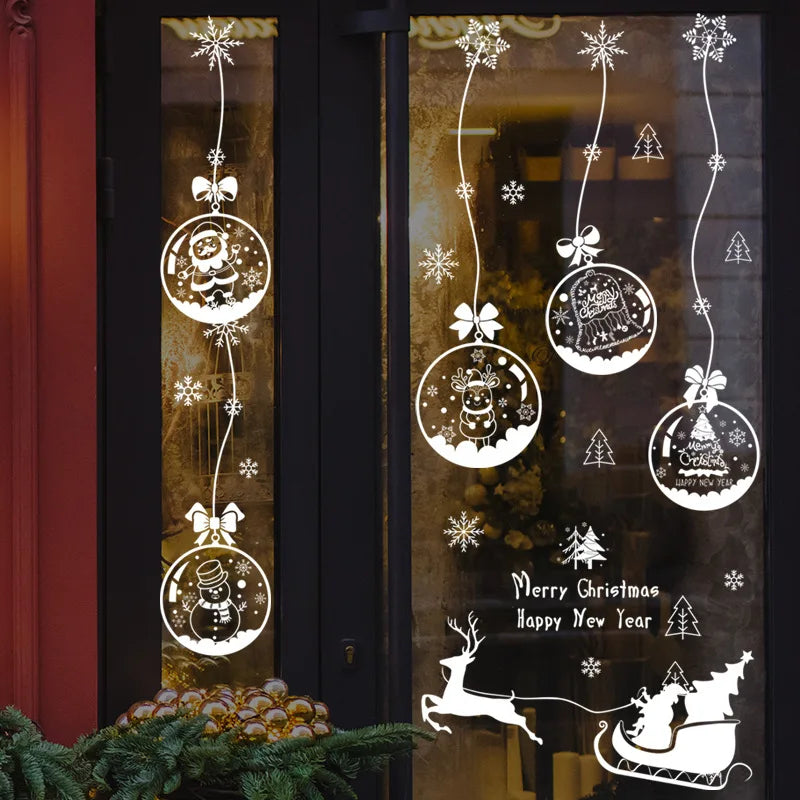 Festive Snowflake Wall Decals for Christmas Charm - Image 15