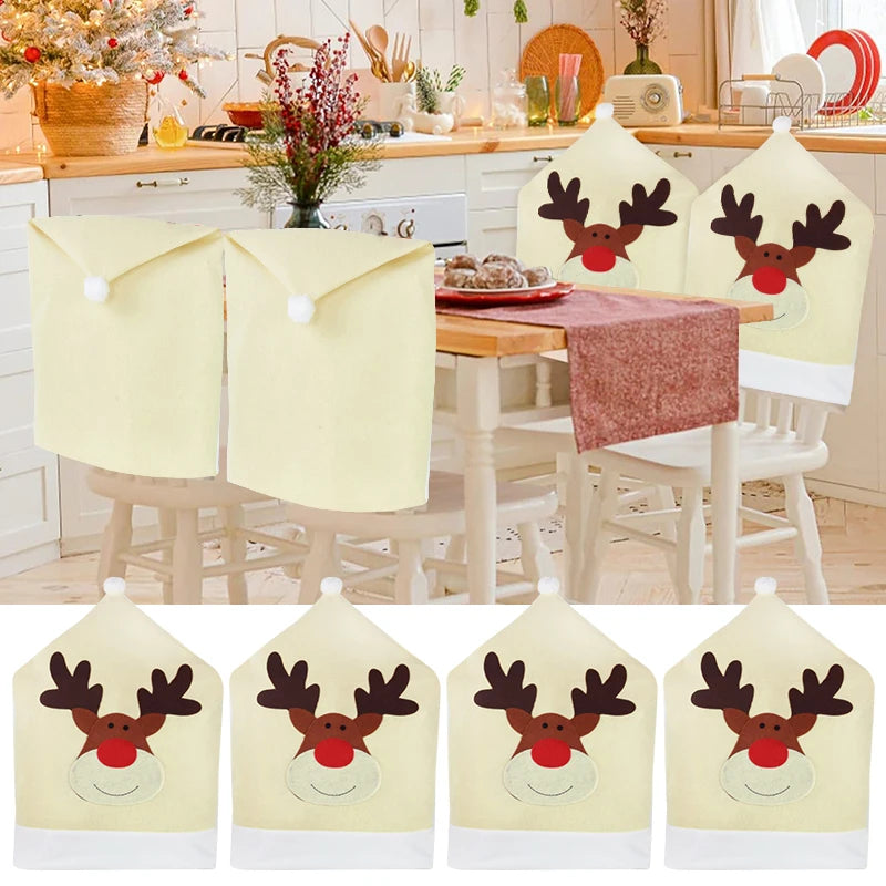 Charming Snowman & Santa Chair Covers for Christmas - Image 19