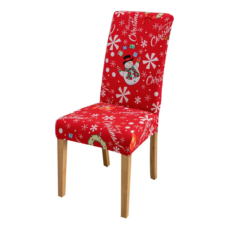 Stretchable Holiday Chair Covers - Festive Dining Décor - Image 40