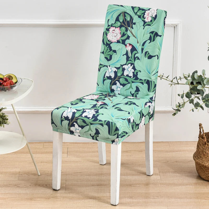 Festive Elastic Chair Covers for Holiday Cheer - Image 2