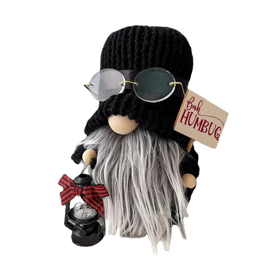 Adorable Faceless Santa Gnome Plush Ornament - Image 24