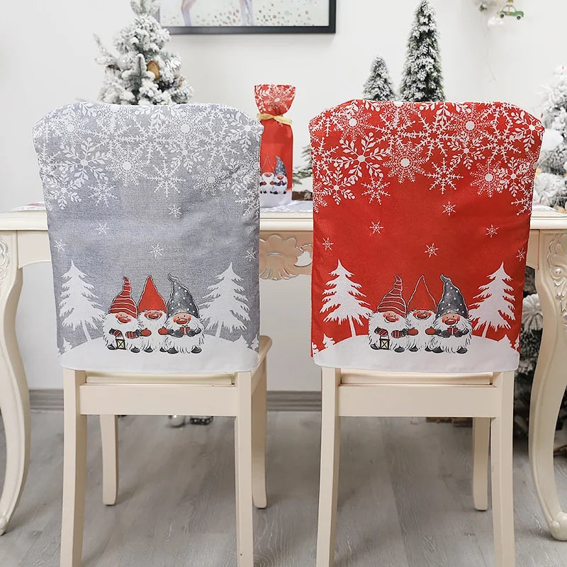 Festive Christmas Chair Covers for Holiday Decor - Image 16