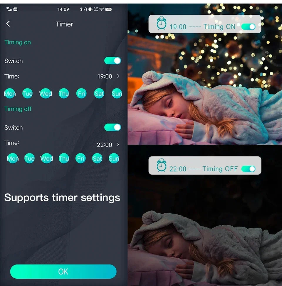 Programmable RGB LED Fairy Lights for Christmas - Image 18