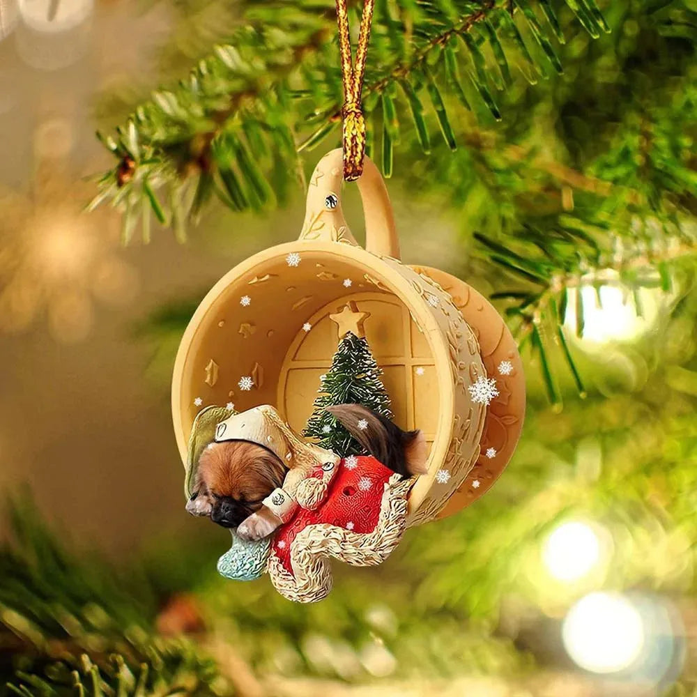 Charming Acrylic Dog Ornaments for Festive Decor - Image 21