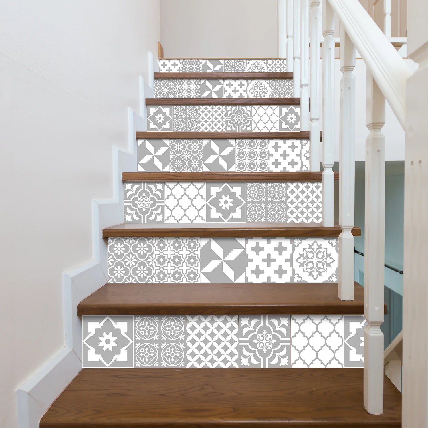 24 Retro Mandala Waterproof Wall Stickers for Christmas - Image 23