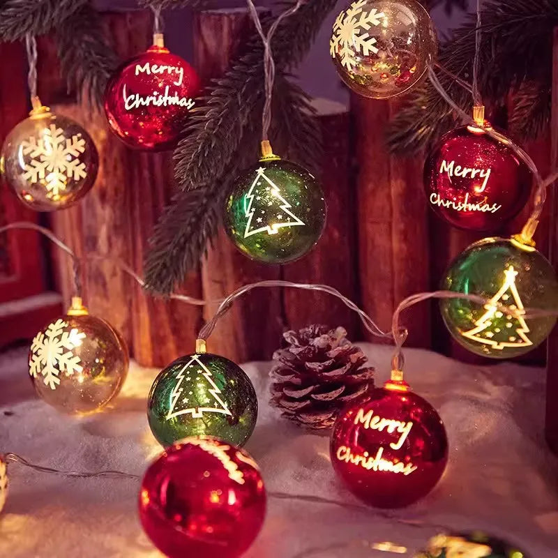 Enchanting Battery-Operated Star Snowflake LED Lights - Image 2