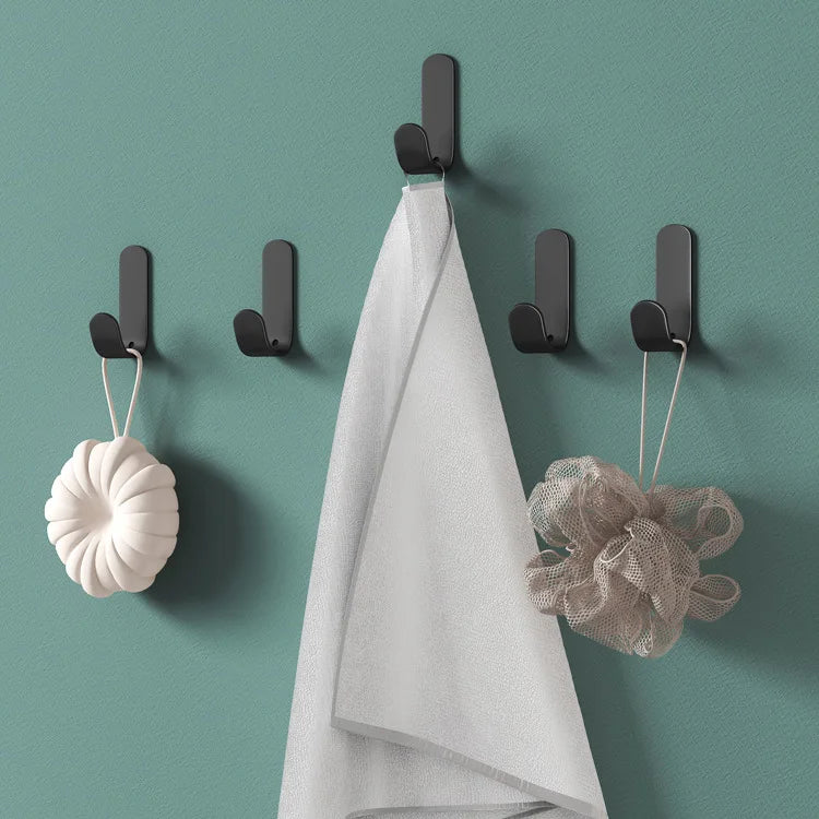 6Pcs Self-Adhesive Wall Hooks for Home Organization - Image 3