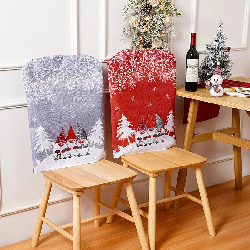 Festive Christmas Chair Covers for Holiday Decor - Image 18