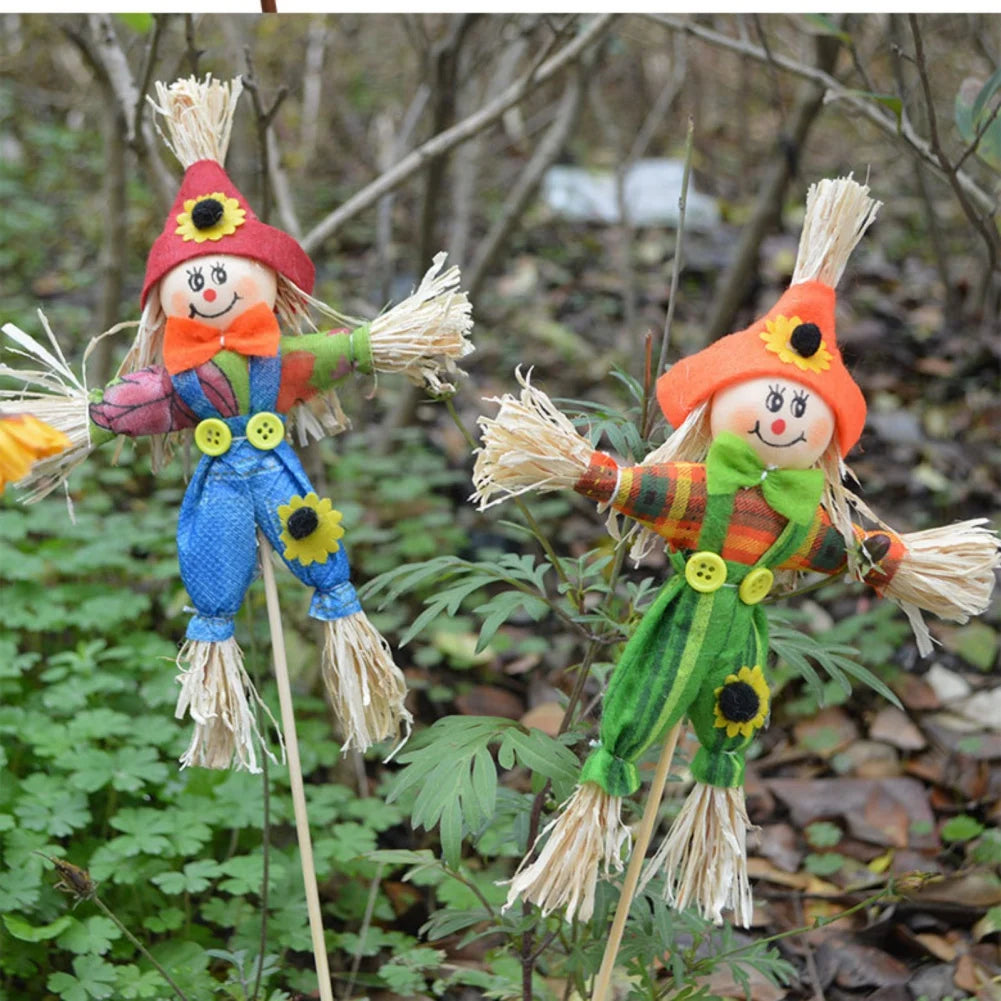 Charming Fall Scarecrow Ornament for Autumn Decor - Image 3